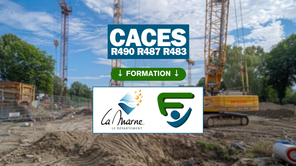 CACES Grutier en Marne (51) : R487, R483 et R490