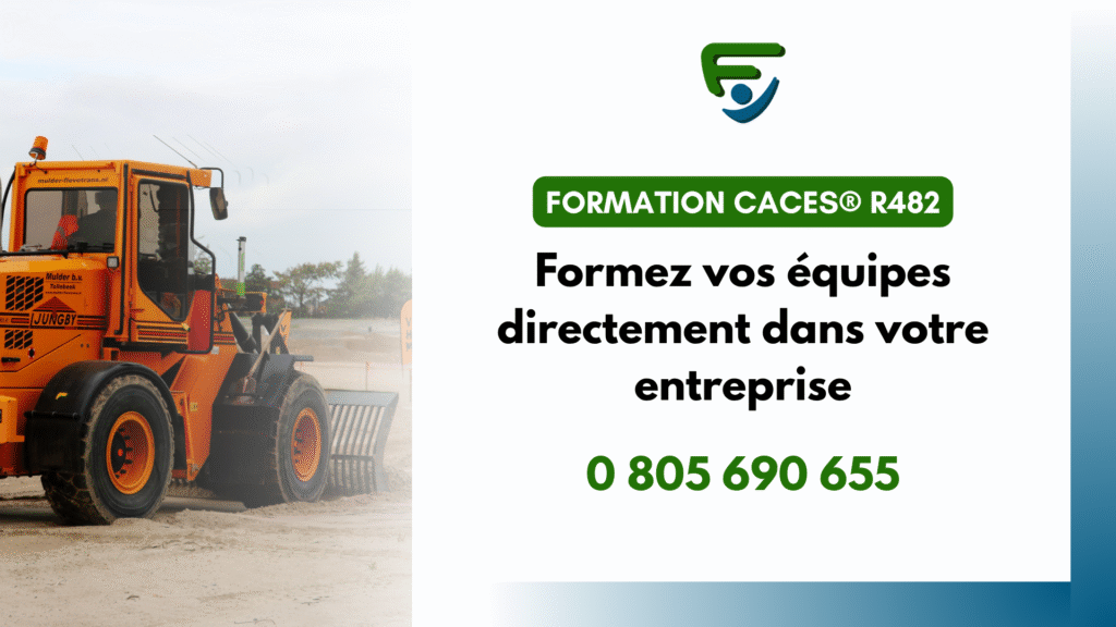 CACES® R482 sur site : formez vos équipes directement dans votre entreprise