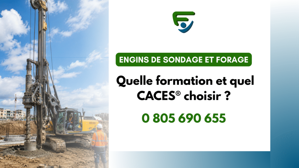 Engins de sondage et forage : quelle formation et quel CACES® choisir ?