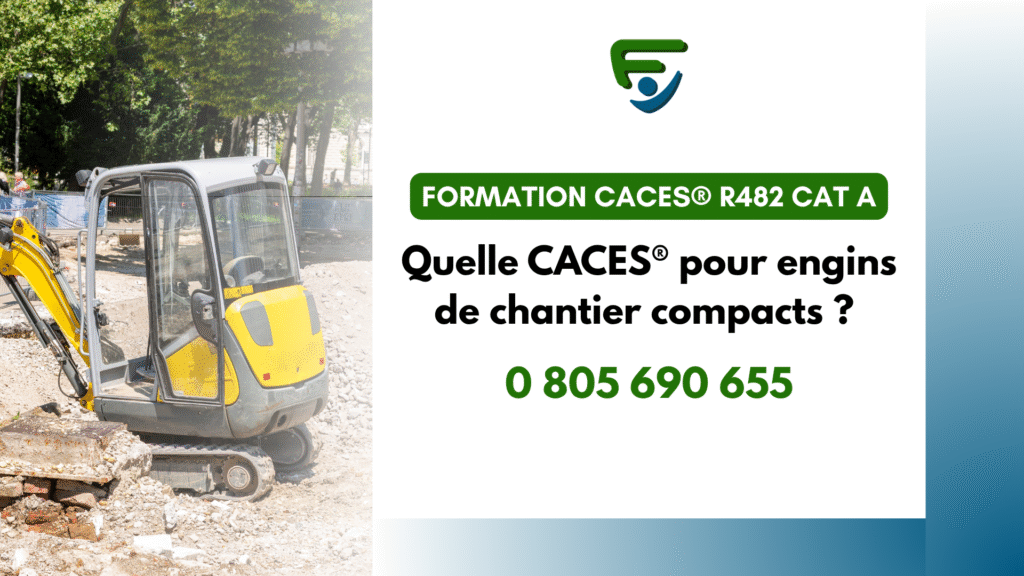 Quelle CACES® pour engins de chantier compacts ? 